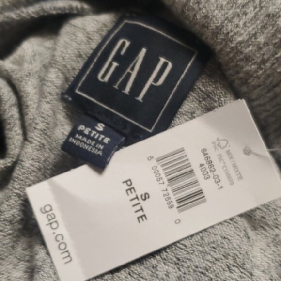NWT Gap Women Cozy Soft Turtleneck Sweater Heather Grey Size Small Petite - Picture 3 of 8